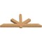 Ekena Millwork Kennewick Timber Gable Bracket, Western Red Cedar, 84"W x 35"H x 5 1/2"D x 5 1/2"F, 10/12 Pitch GBW084X35X0606KEN00SWR - alternate 3